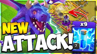 Lightning Spell Changes Everything at TH10 How to Zap Dragon Attack for 3 Stars in Clash of Clans [upl. by Rafaelle]