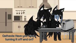 POV  The toaster breaks… ft Cathexis Xéltharix and Xyntexia oc [upl. by Anawait]