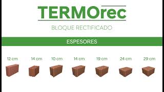 Bloque arcilla rectificado TERMOrec de Ceranor [upl. by Yramanna]