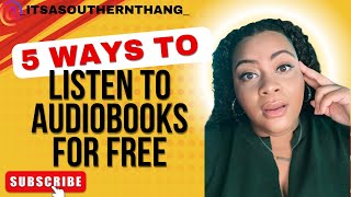 EASYMUST SEE 5 WAYS TO LISTEN TO AUDIOBOOKS FOR FREE howto audiobook audiolibrary 5ways [upl. by Cece]