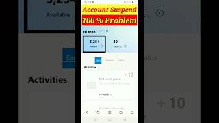 😢Microsoft Rewards Account Suspend Problem  microsoftbing microsoftrewards [upl. by Nefen]