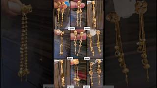 gold earrings designs new model 2024 short videoSui dhaga gold earrings design with price [upl. by Bj]