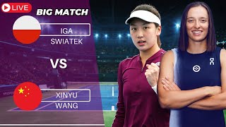 WTA LIVE IGA SWIATEK VS XINYU WANG WTA PARIS OLYMPICS 2024 TENNIS PREVIEW STREAM [upl. by Lynnett511]