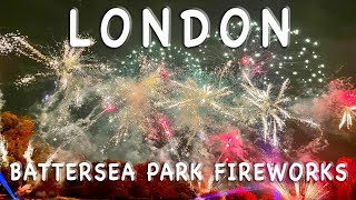 Fireworks in London Battersea Park 5 November 2022 Guy Fawkes Night [upl. by Lehcear]