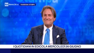 Fabio Fortuna a RASSEGNA STAMPA RAINEWS24HD del 26 06 2024 ore 08 30 [upl. by Han755]