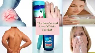 The Benefits And Uses Of Vicks VapoRub [upl. by Jeanne]