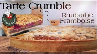 Tarte Crumble Rhubarbe Framboise [upl. by Yelekalb626]