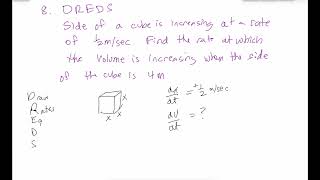 Ch 4 Rev Part 5 Calculus related rates and differentials [upl. by Onez]