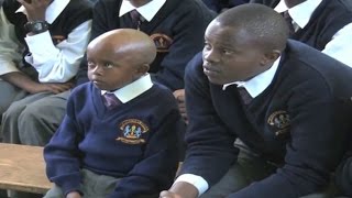 Boy who made Uhuru laugh joins Form One [upl. by Sallie]