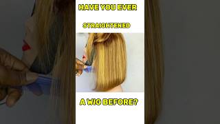 Straighten Your Wig in Minutes  Easy amp Effective Wig Styling Tipsquot [upl. by Koziara667]