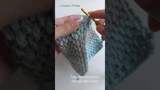 Bonito Punto crochet 🥰 Mira el tutorial completo en mi canal [upl. by Ataymik]