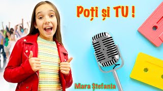 👧🏼 MARA ȘTEFANIA 💯 POȚI ȘI TU ❤️ Official Video [upl. by Omidyar]