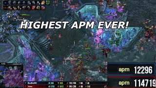 150K APM  Xena vs BenBotBC  Starcraft 2 AI [upl. by Hatty718]