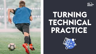 Turning Technical Practice ⚽️ [upl. by Doak]