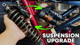 Installing FOX FLOAT 3 EVOL AIR SHOCK to Super73 RX  Rear Suspension Upgrade [upl. by Melody]