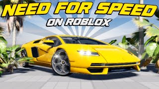 This New Roblox Car Game Is NEED FOR SPEED On Roblox [upl. by Gavrila469]