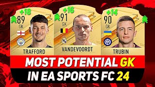 EA FC 24 WONDERKIDS👶✸ BEST YOUNG GOALKEEPERS IN CAREER MODE ft VANDEVOORDT TRUBIN TRAFFORDetc [upl. by Eytteb]