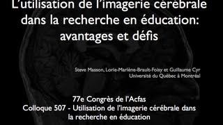 Utilisation de limagerie cérébrale dans la recherche en éducation  avantages et défis [upl. by Aztiram]