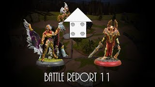 Warmachine Battle Report 11 50 Pts Circle Orboros vs Protectorate of Menoth [upl. by Yvonne]