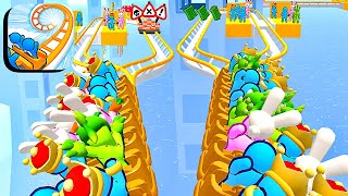 Runner Coaster ​ All Levels Gameplay Androidios Levels 2931 [upl. by Eannaj]