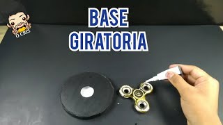 Base giratoria fácil de hacer Spinner Carton DIY [upl. by Perren437]