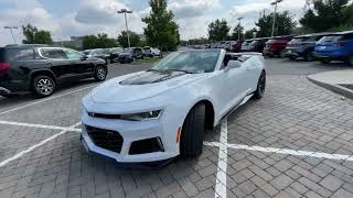 2024 Chevy Camaro Convertible ZL1 Walkaround Features Specs Interior Exterior camarozl1 nbcr [upl. by Ahsieka527]