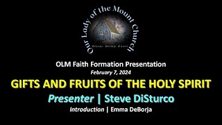 Gifts and Fruits of the Holy Spirit Presentation 2724 [upl. by Bortz]