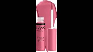 NYX PROFESSIONAL MAKEUP Butter NonSticky Lip GlossAngel Food CakeTrue Mauve nyxprofessionalmakeup [upl. by Lanna]