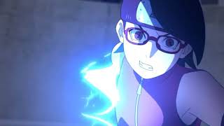 Sarada part Chidori episode 225 Sarada vs Chochochunin exam [upl. by Akfir365]