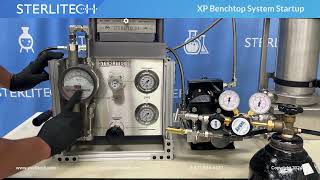 Sterlitech XP Benchtop System Startup [upl. by Aitan]