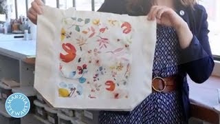 How to Personalize a Tote Bag for Mothers Day  Martha Stewart [upl. by Aneda868]