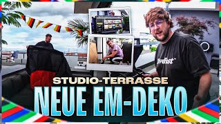 Wir DEKORIEREN unsere EM TERRASSE ⚽️🇩🇪 XXL TERRASSEN Vlog 2 [upl. by Smalley]