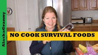 No Cook Survival FoodBest Value Emergency Foods Stockpile [upl. by Yromas]