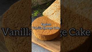 Eggless Vanilla Sponge Cake Without Oil Milk Sugar Maida [upl. by Nail]