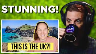 American Reacts to 9 Most Beautiful Places To Visit In The UK [upl. by Shina]