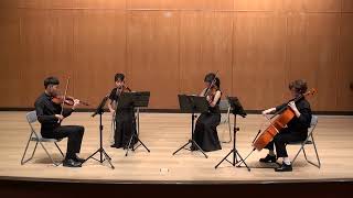 高醫弦樂社 1121219 上學期室內樂之夜 Max Bruch  String Quartet No 1 in C Minor Op 9 Mov 1 王楷富、吳昱潔、許禕翎、林庭竹 [upl. by Thurstan]