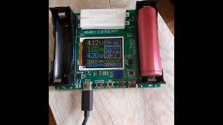 20240604 18650 Lithium Battery Capacity Tester [upl. by Eartnoed]