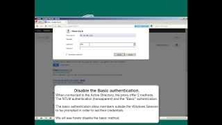 NTLM Disable the Basic Authentication [upl. by Quigley]