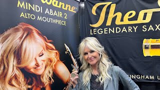 Theo Wanne Mindi Abair 2 Alto Mouthpiece  NAMM 2022 Smooth Jazz Family [upl. by Oicam62]