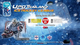 YELLOW TEAM vs WHITE TEAM  U20 Thailand Ice Hockey League 2024  Game  05 [upl. by Dibbell]