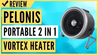 PELONIS Portable 2 in 1 Vortex Heater Review [upl. by Noraj341]