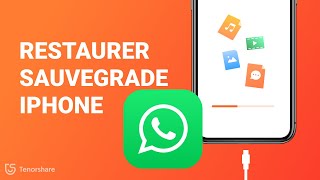 5 Moyens Restaurer sauvegarde WhatsApp sur iPhone [upl. by Aihsenod]