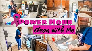 POWER HOUR CLEAN WITH ME  EXTREME CLEANING MOTIVATION  ONE HOUR SPEED CLEAN [upl. by Nereids]