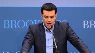 Keynote Address untranslated  Greek Opposition Leader Alexis Tsipras [upl. by Gerrard712]