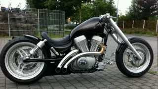 Custombike Suzuki VS1400 Intruder  before and after  vorher amp nachher Version2 [upl. by Horvitz]