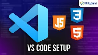 How to Setup Visual Studio Code for Web Development  HTML CSS and JavaScript [upl. by Marchelle]