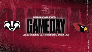 Badger Football vs Farmington Cardinals  5A State Playoffs Round 1 [upl. by Irneh]