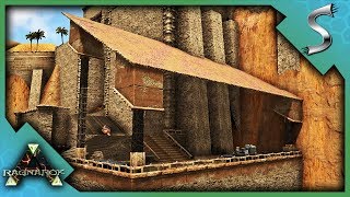 BUILDING A WORKSHOP INTO THE DESERT TEMPLE  Ark RAGNAROK DLC Gameplay S3E7 [upl. by Brendin]