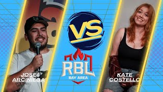 Kate Costello vs Jose Arciniega  Roast Battle Bay Area [upl. by Arette]