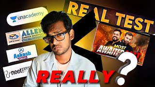 PW REAL Test Vs ALLEN AAKASH❓🤯  BEST TEST SERIES 🔥 NEET 2025  neet aakash pw allen [upl. by Assyn]